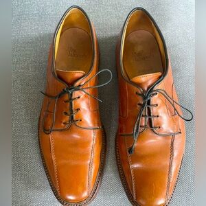 Allen Edmonds Hillcrest Walnut Tan Brown Leather Dress Shoes Sz 11 1/2 D